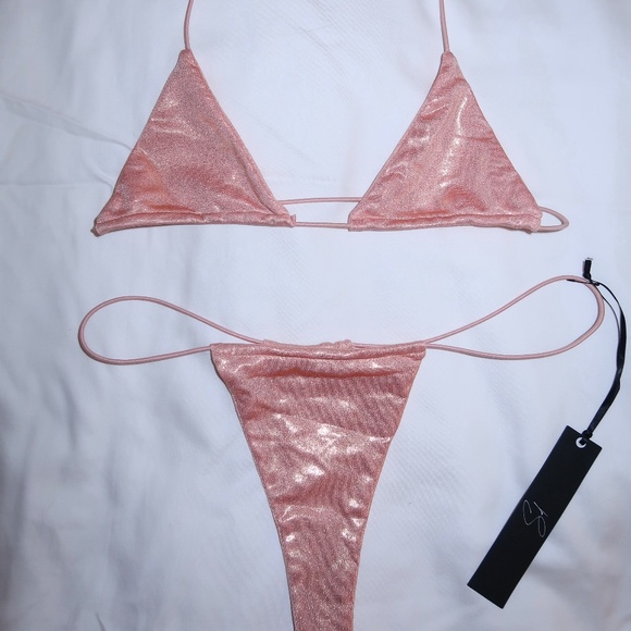 Sel Doval Tinikini - Metallic Pink - Picture 1 of 7